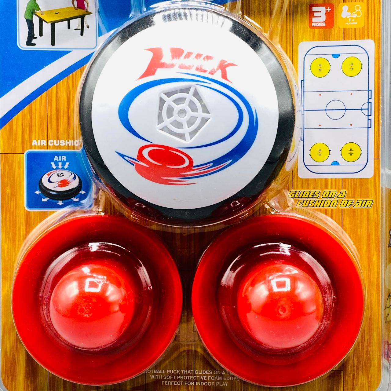 Ice Hockey Air Power Game for Kids | Battery Operated Hover Hockey with Air Cushion | 2 Player Indoor Sports Toy