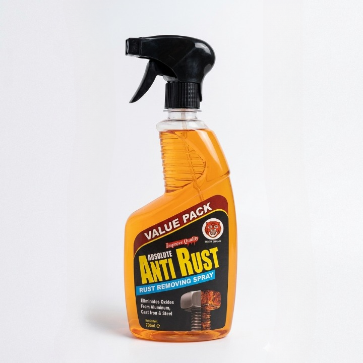 Anti Rust Remover Spray 750ml | Heavy Duty Rust Cleaner for Metal Surfaces | Fast-Acting Rust & Oxidation Removal Solution