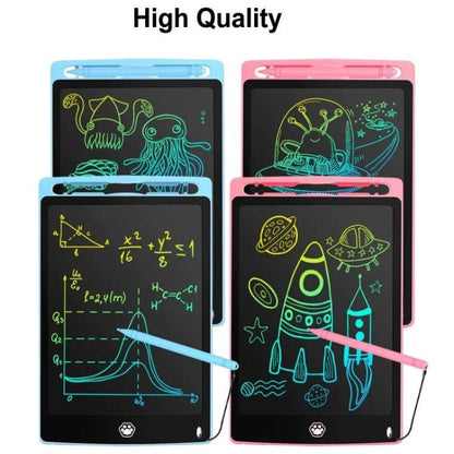 8.5" Multicolor LCD Drawing Tablet for Kids & Adults | Erasable Electronic Doodle Pad with Stylus Pen