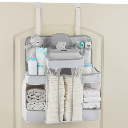 Baby Diaper Caddy & Nursery Organizer | Portable Felt Storage Basket for Baby Essentials