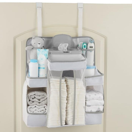 Baby Diaper Caddy & Nursery Organizer | Portable Felt Storage Basket for Baby Essentials