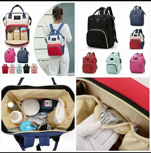 Premium Mummy Nappy Diaper Bag | Multi-Compartment Lightweight Organizer Bag for Moms & Dads