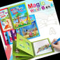 No-Mess Magic Water Coloring Book | Educational Water-Reveal Drawing Board Book for Toddlers