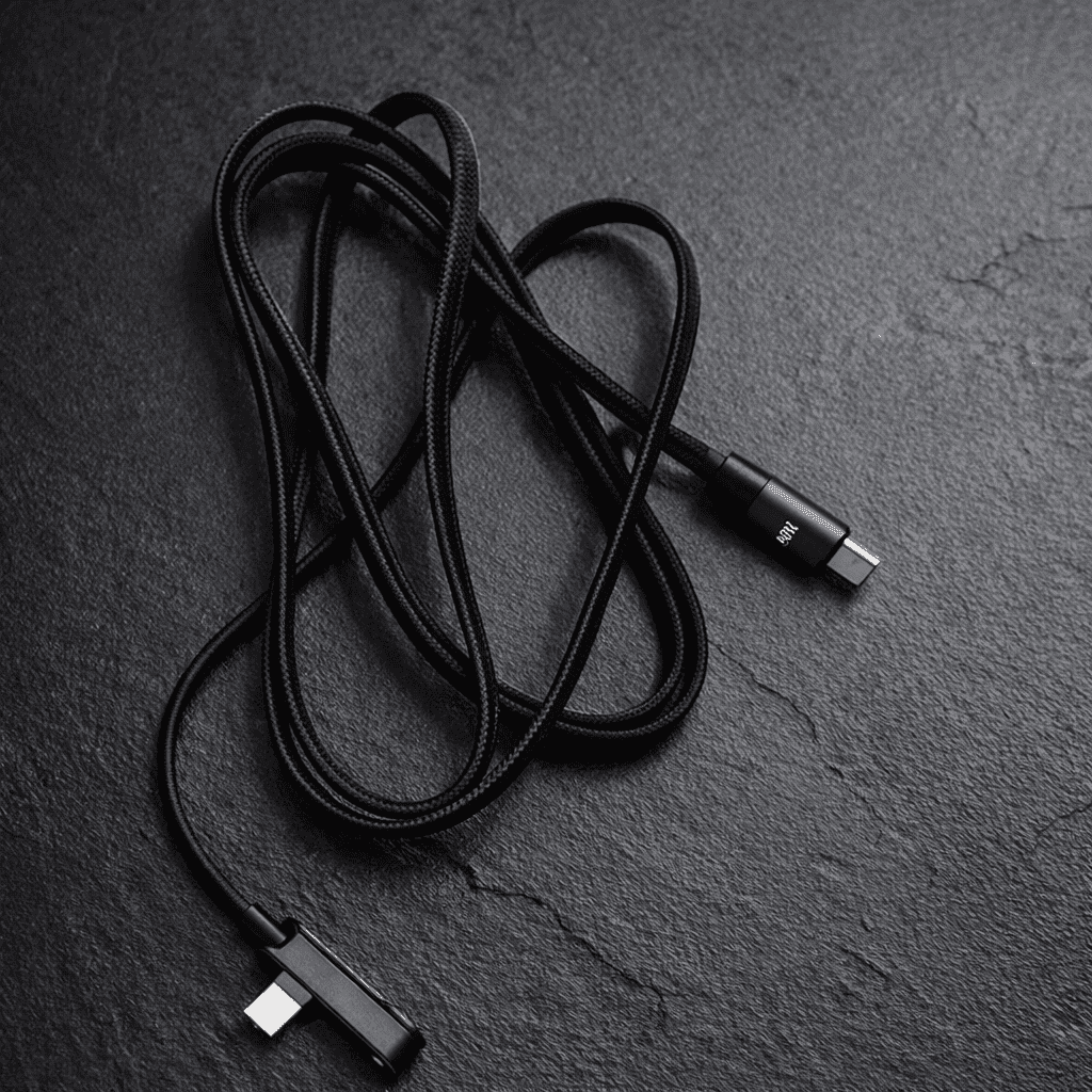 Heavy-Duty 240W USB-C Cable with Connector Phone Holder | High-Speed Data Sync & Charge Cord