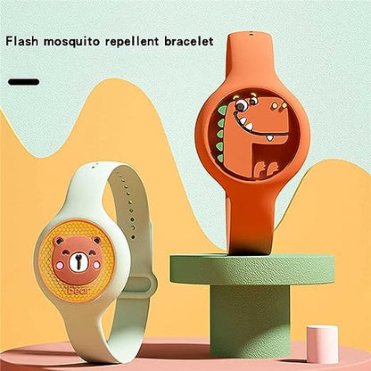 Kid-Friendly Mosquito Repellent Wristband | Adjustable Anti-Mosquito Silicone Band for Kids (Random Color)