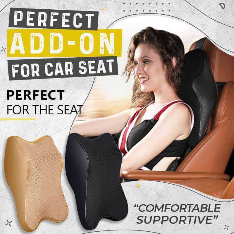 Car Seat Headrest Memory Foam Neck Pillow | Universal Car Neck Support Cushion for Comfortable Driving
