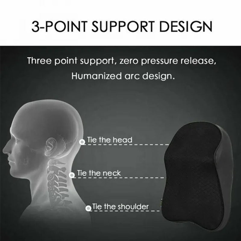 Car Seat Headrest Memory Foam Neck Pillow | Universal Car Neck Support Cushion for Comfortable Driving