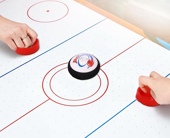 Ice Hockey Air Power Game for Kids | Battery Operated Hover Hockey with Air Cushion | 2 Player Indoor Sports Toy