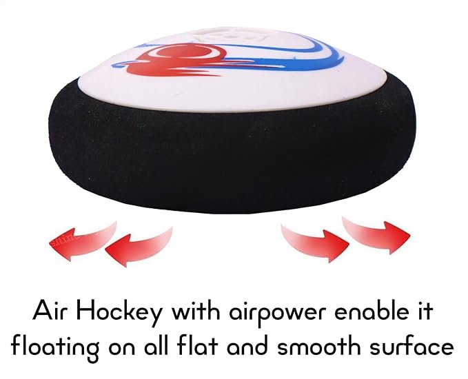 Ice Hockey Air Power Game for Kids | Battery Operated Hover Hockey with Air Cushion | 2 Player Indoor Sports Toy