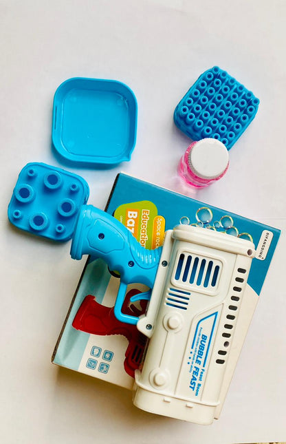 36-Hole Bazooka Bubble Water Gun | Bubble Blaster Toy for Kids | Outdoor Bubble Spray Gun (Random Color)