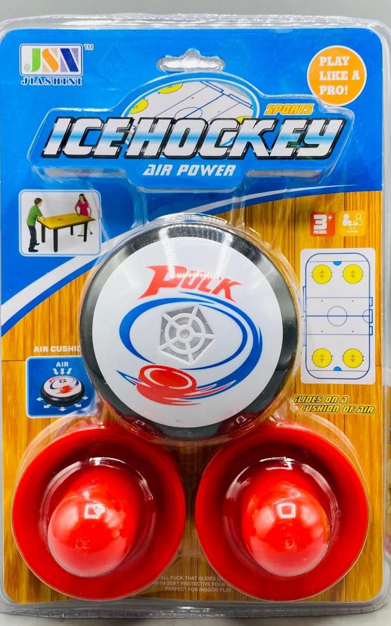 Ice Hockey Air Power Game for Kids | Battery Operated Hover Hockey with Air Cushion | 2 Player Indoor Sports Toy