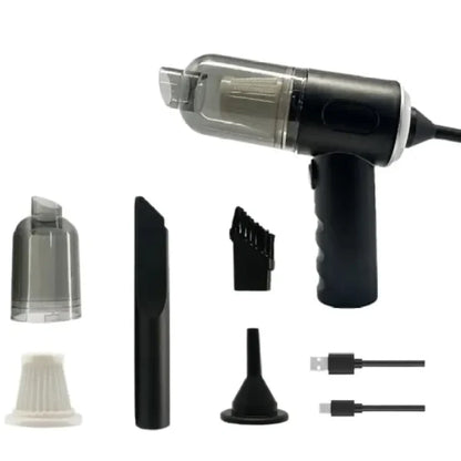 3-in-1 Portable Cordless Vacuum Cleaner – Wireless Handheld Vacuum, Air Duster & Blower for Car, Home & Office