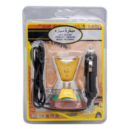 Portable Electric Car Bakhoor Burner – Stylish & Safe Fragrance Diffuser for Car Interior