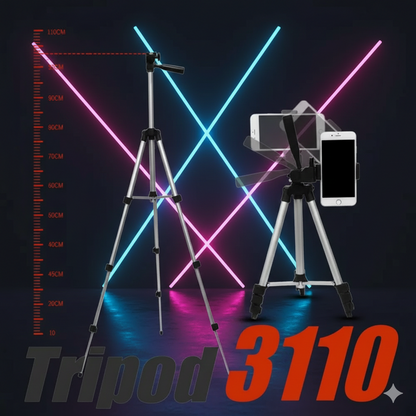 Professional Adjustable Aluminium Tripod Stand | Lightweight Camera & Mobile Tripod with Carry Bag