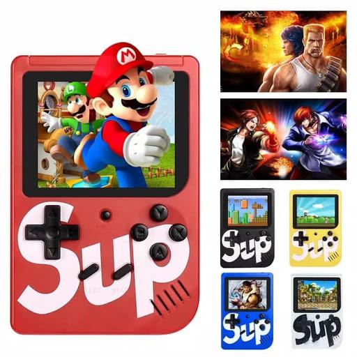 SUP Player Game Console – 400-in-1 Handheld Retro Gaming Console | 3" LCD Screen | Rechargeable | TV Compatible (Random Color)