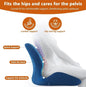 Ergonomic Lumbar Support Cushion | PU Memory Foam Backrest Pillow for Office Chair, Car Seat & Home