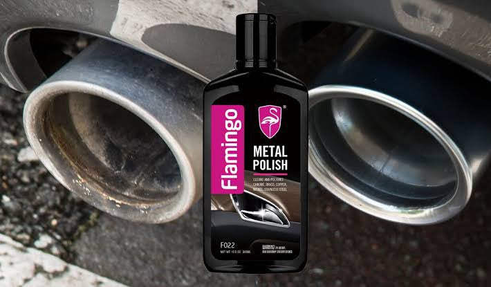 Flamingo Metal Polish 300ML | Multi-Surface Metal Cleaner & Shine Restorer for Chrome, Brass, Copper & Stainless Steel