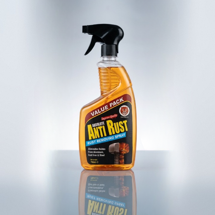 Anti Rust Remover Spray 750ml | Heavy Duty Rust Cleaner for Metal Surfaces | Fast-Acting Rust & Oxidation Removal Solution