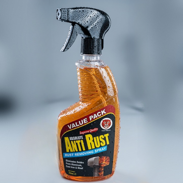 Anti Rust Remover Spray 750ml | Heavy Duty Rust Cleaner for Metal Surfaces | Fast-Acting Rust & Oxidation Removal Solution