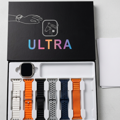 iMounra 2 BIG 2.01" Ultra Smartwatch – 7-in-1 Strap Bundle | Premium Design | Random Box