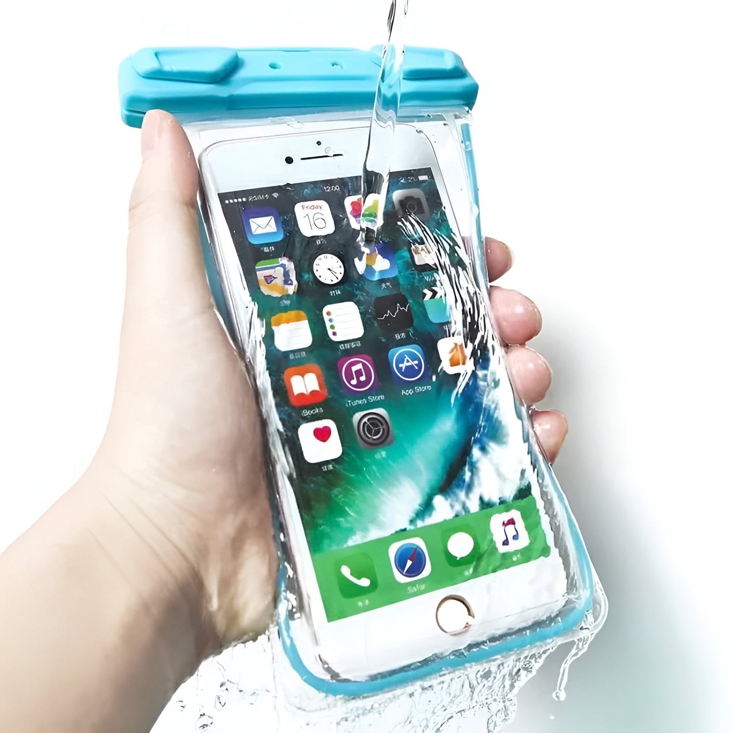Universal Waterproof Mobile Pouch – Underwater Touch Screen Phone Case | Waterproof Dry Bag with Neck Strap (Random Color)