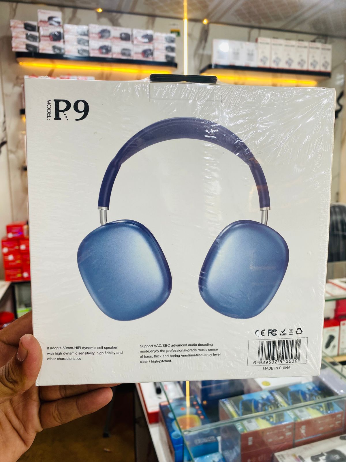 P9 Wireless Bluetooth Headphones – Fidelity Stereo Sound, Foldable & Comfortable (Mix Colors)