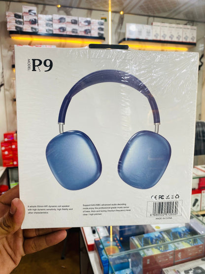 P9 Wireless Bluetooth Headphones – Fidelity Stereo Sound, Foldable & Comfortable (Mix Colors)