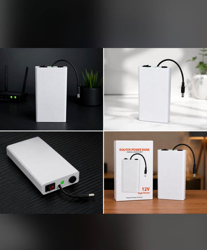 Xiaomi Mi 20000mAh 12V Router Power Bank – Mini UPS Battery Backup for Wi-Fi Routers