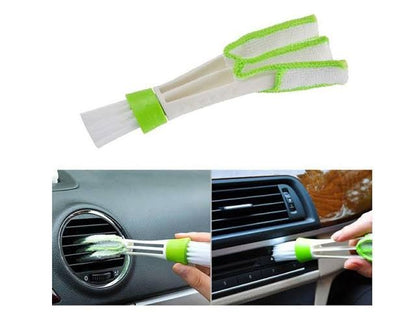 2-in-1 Car Air Conditioning Vent Cleaning Brush – Multi-Functional Microfiber Detailing Tool