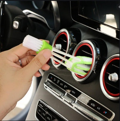 2-in-1 Car Air Conditioning Vent Cleaning Brush – Multi-Functional Microfiber Detailing Tool