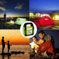 Solar Rechargeable 3-in-1 LED Emergency Light | Portable Work Light, Torch & Power Bank