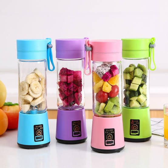 Portable Blender – Rechargeable USB Personal Smoothie Maker with 6-Blade System