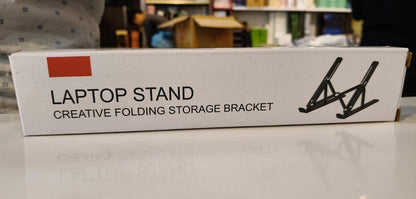 Folding Adjustable Aluminum Laptop Stand – Portable Ergonomic Multi-Angle Notebook Holder