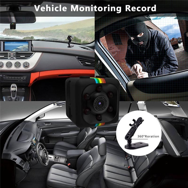 SQ11 Mini Camera – Portable Pocket Surveillance Camera with Night Vision & Motion Detection