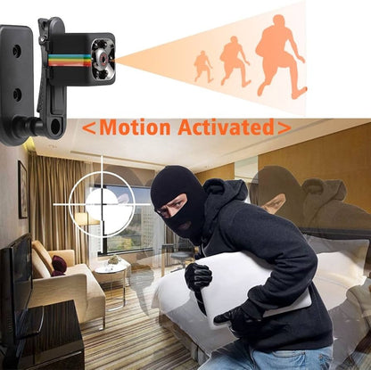 SQ11 Mini Camera – Portable Pocket Surveillance Camera with Night Vision & Motion Detection