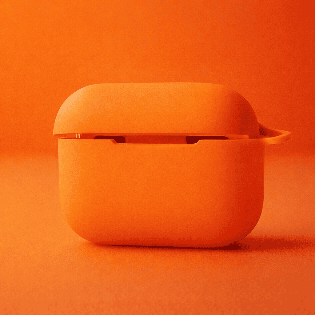 Pro 2 Wireless Earphones Bundle | Pocket-Sized In-Ear Headset with Travel-Ready Orange Protection Pouch