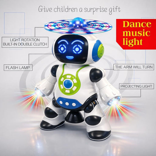 Dancing Robot Toy for Kids with Flashing Lights & Musical Sounds | Interactive Walking & Dancing Robot | Educational Toy | 3+ Years