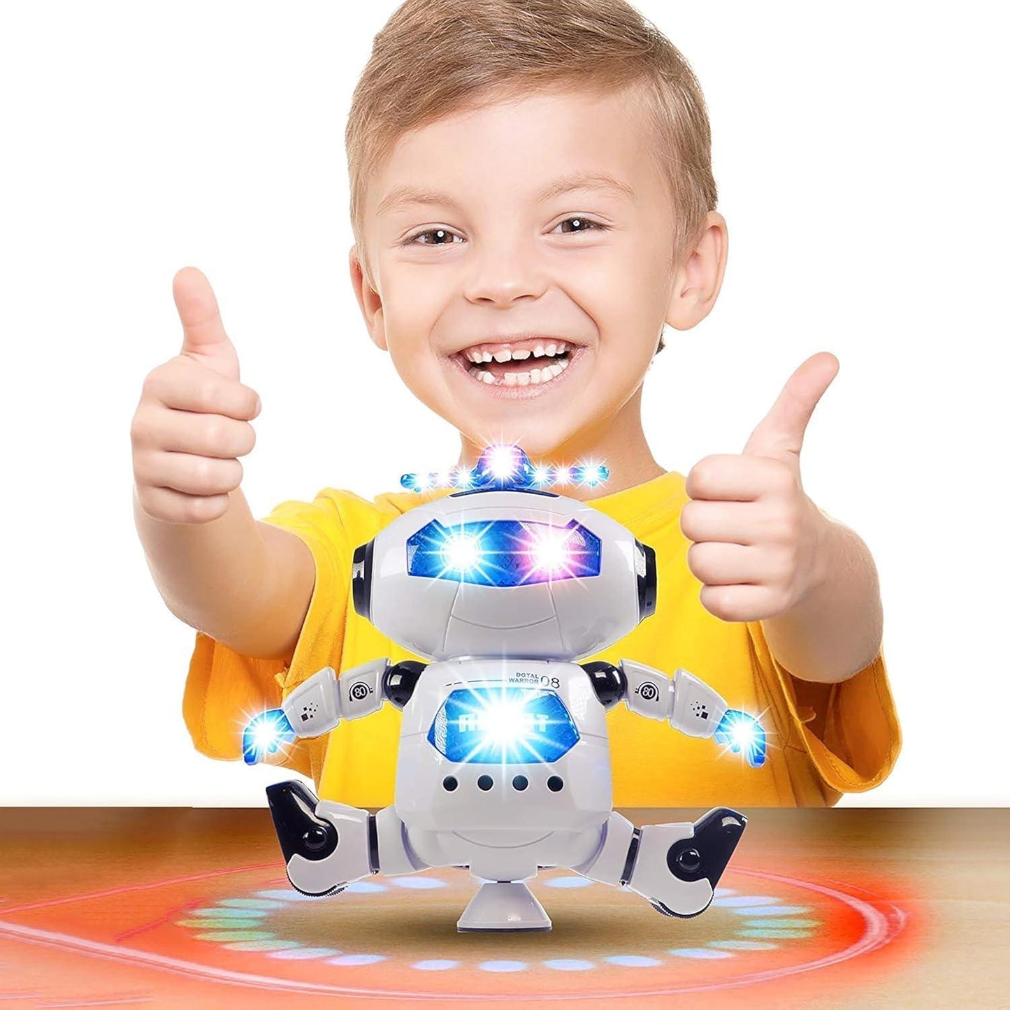 Dancing Robot Toy for Kids with Flashing Lights & Musical Sounds | Interactive Walking & Dancing Robot | Educational Toy | 3+ Years