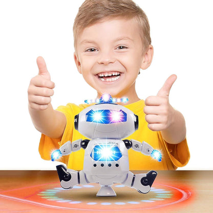 Dancing Robot Toy for Kids with Flashing Lights & Musical Sounds | Interactive Walking & Dancing Robot | Educational Toy | 3+ Years
