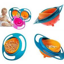 360° Gyro Spill-Proof Bowl | Rotating Anti-Spill Snack Bowl for Kids & Babies