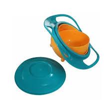 360° Gyro Spill-Proof Bowl | Rotating Anti-Spill Snack Bowl for Kids & Babies