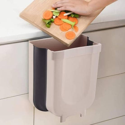 🗑️ Rectangle Foldable Waste Bin – Hanging Kitchen Trash Bin | Cabinet Door Dustbin | Space-Saving Garbage Bin for Kitchen, Washroom & Office