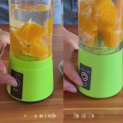 Portable Blender – Rechargeable USB Personal Smoothie Maker with 6-Blade System